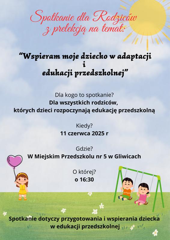Spotkanie dla Rodziców z prelekcją na temat