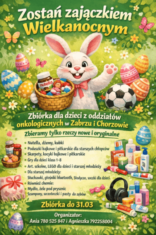 Zostań zajączkiem wielkanocnym