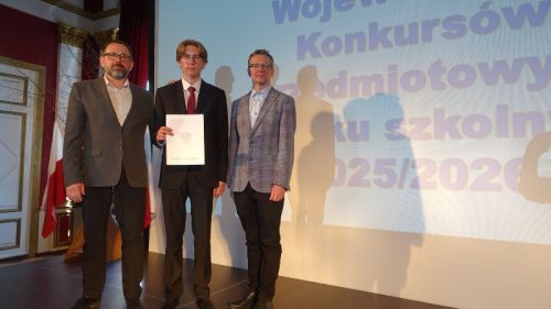 gala wręczenia zaświadczeń laureatom tegorocznej edycji Wojewódzkich Konkursów Przedmiotowych dla uczniów szkół podstawowych