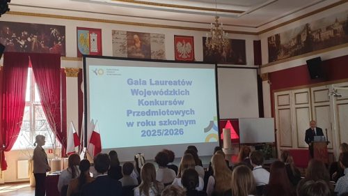 gala wręczenia zaświadczeń laureatom tegorocznej edycji Wojewódzkich Konkursów Przedmiotowych dla uczniów szkół podstawowych