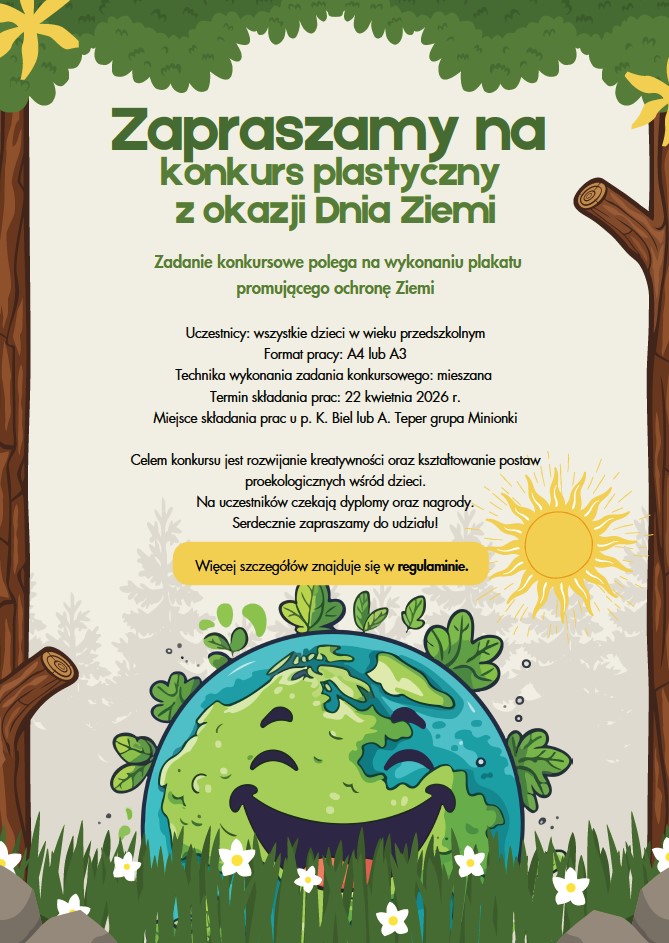 Konkurs plastyczny z okazji Dnia Ziemi